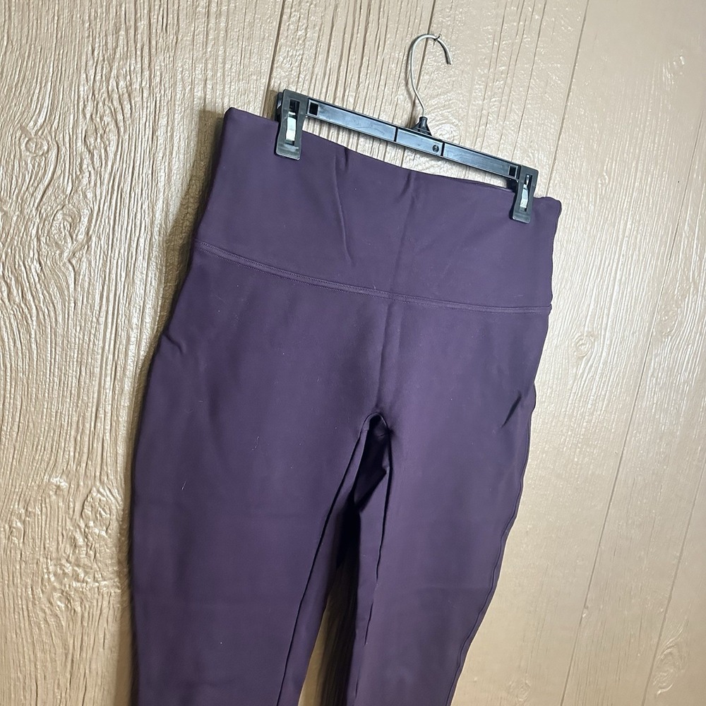 Spanx Women's Leggings  Sz‎ XL Pointe Split Hem High Rise Purple Thick Workwear - Picture 2 of 6